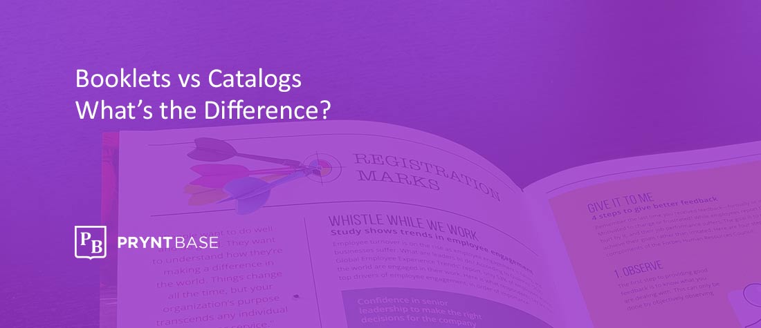 Booklets vs Catalogs – What’s The Difference?