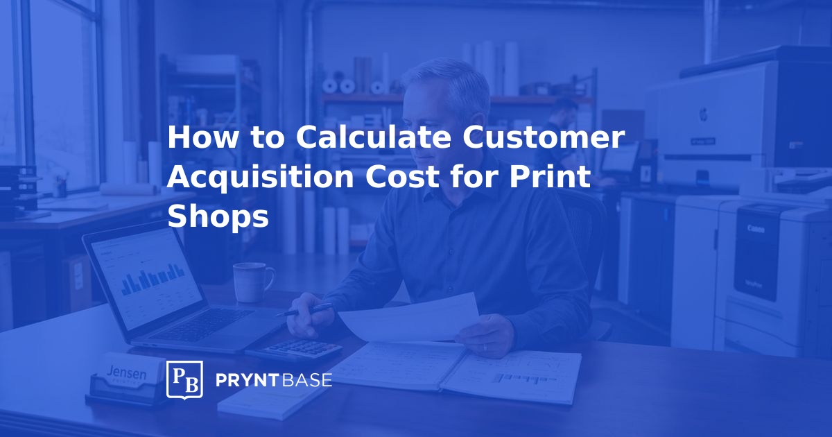 Calculate Customer Acquisition Cost for Print | Pryntbase