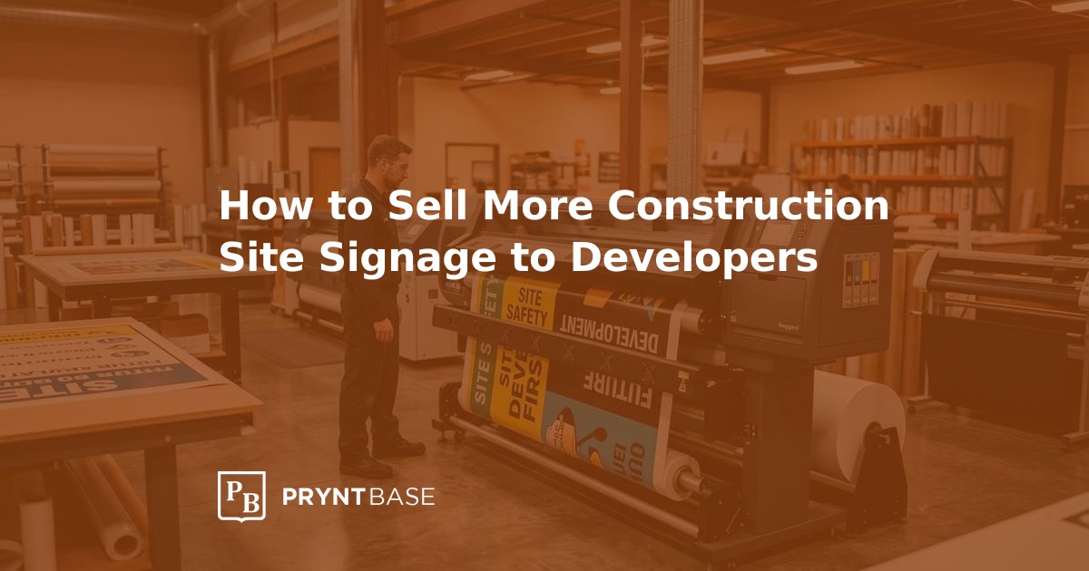 How to Sell Construction Signage to Developers | Pryntbase