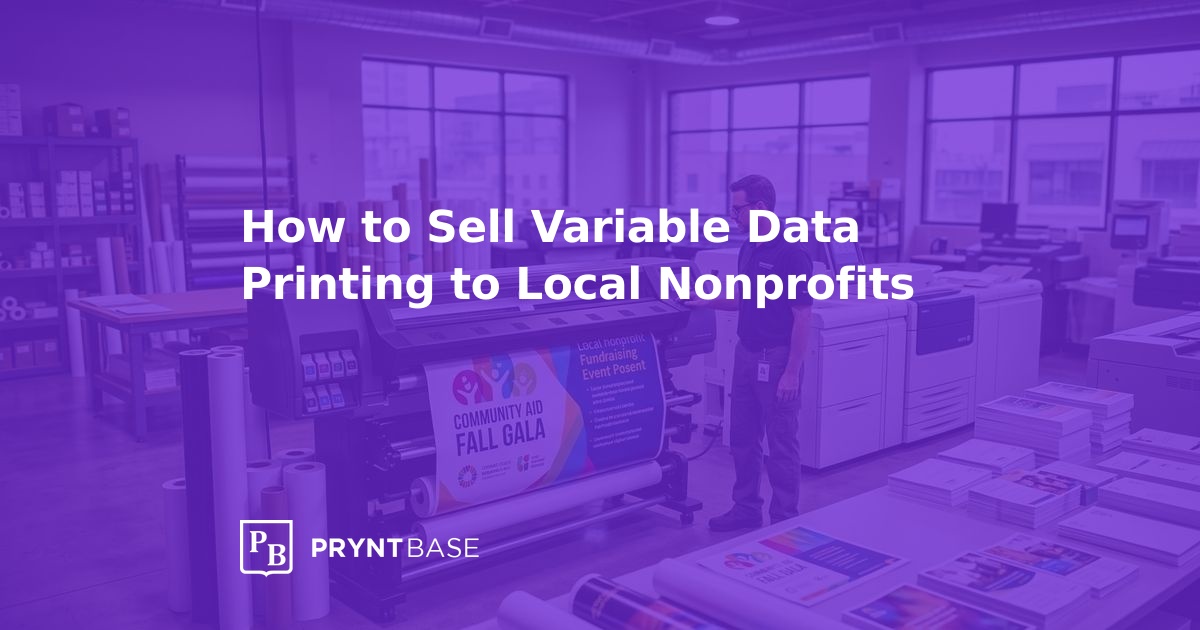 How to Sell Variable Data Printing to Nonprofits | Pryntbase