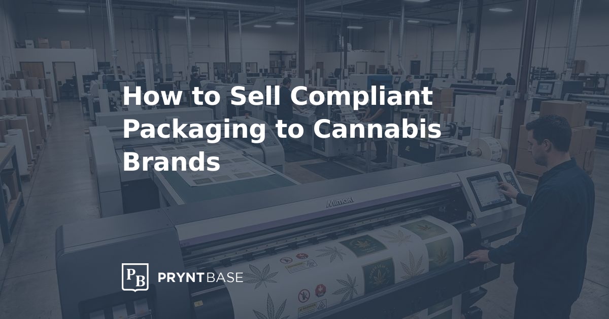 Selling Cannabis Packaging: A Print Sales Guide | Pryntbase