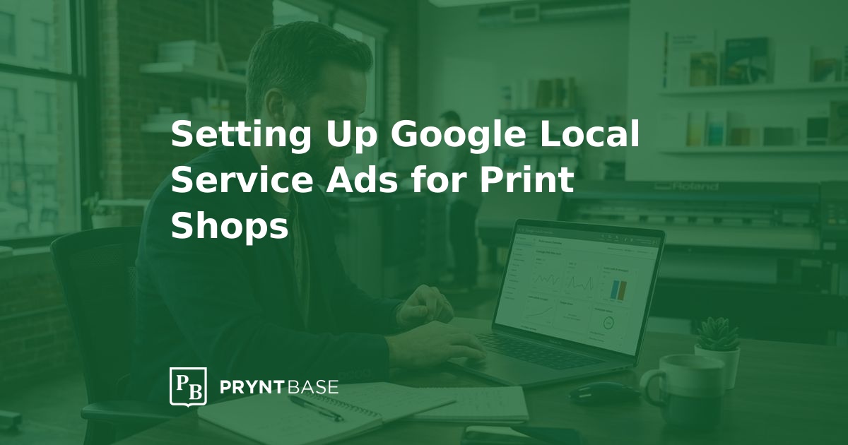 Setup Google Local Service Ads for Print Shops | Pryntbase