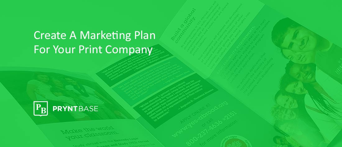 marketing plan for a digital printing business